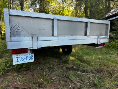 I am selling my 2025 aluminum trailer that measures 7’x14’ and comes equipped with electric brakes,...