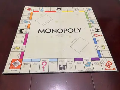 VINTAGE MONOPOLY BOARD - 1961, View more