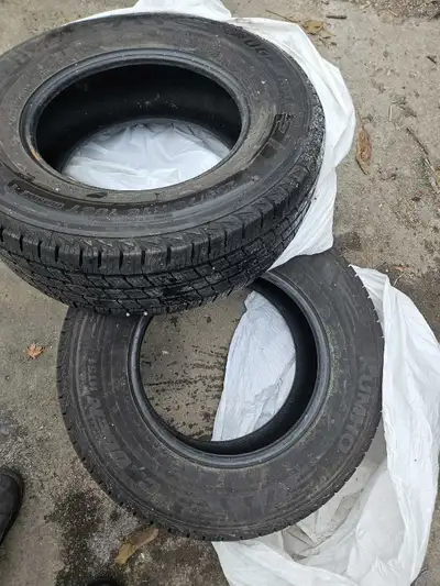 Pair (2) of all season tires 235/70/16. Date stamp is 1724 (April 2024) The tires are in really good...