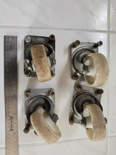 Set of 3 inch Castor Wheels. Pick up near Millwoods Town Centre., View more