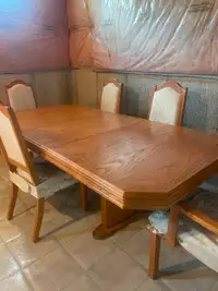 Dining room table x6 chairs
