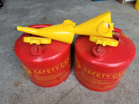 Gas Can, Eagle UI-50-FS Red Galvanized Steel
