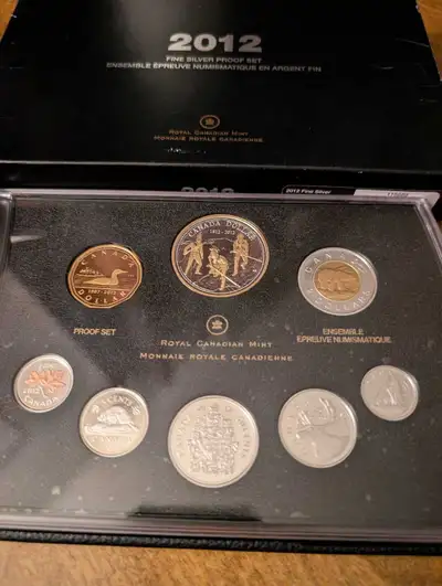 Royal Canadian Mint 2012 Fine Silver Proof set, View more
