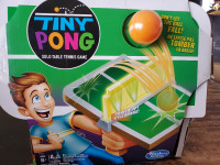 Jeu ping pong solo de Hasbro gaming (tiny pong)