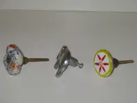 3 Assorted Whimsical Drawer Pulls ~ all 3 for $5.00