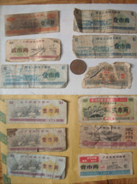 Rare Chinese Food Ration Coupons + More  Selling        6424-43
