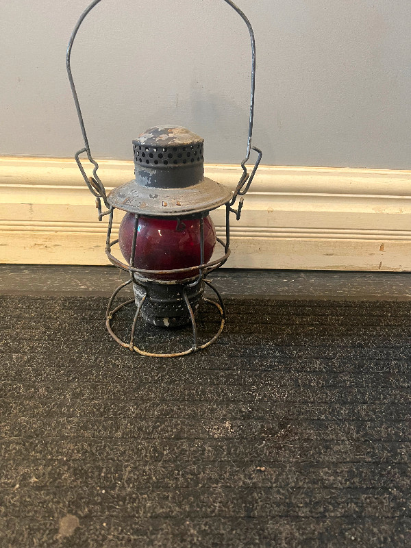 Railway Lantern Red Lense. in Arts & Collectibles in Hamilton - Image 2
