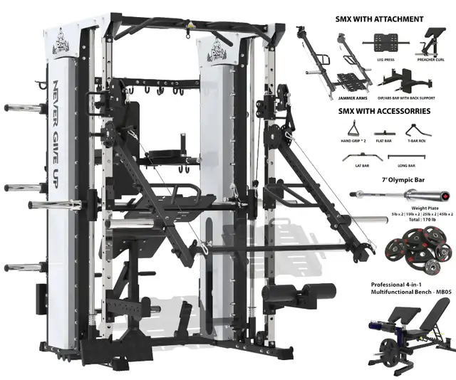 POWER FORCE COMMERCIAL SMITH MACHINE - SMX   - Nelson in Exercise Equipment in Nelson - Image 2