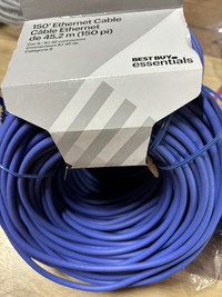 Best Buy Essentials 45.72m (150ft.) Cat6 Ethernet Cable (BE-PEC6