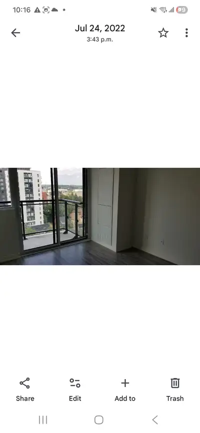 One Bedroom apartment with Den for Rent, View more