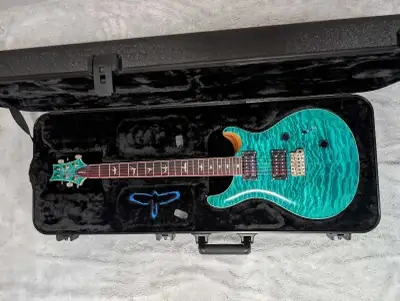 PRS SE Custom 24 Quilt Turquoise, View more