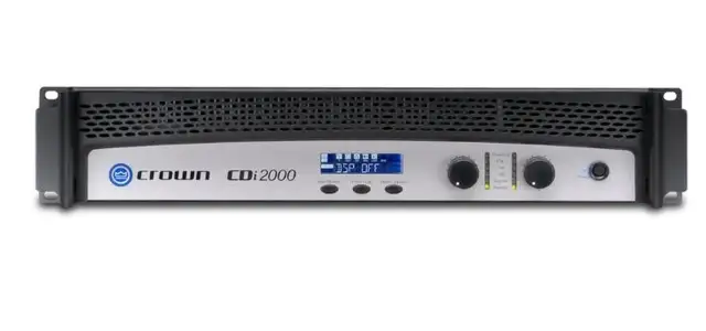Crown Audio cdi2000  2 Channel Power Amplifier - NEW IN BOX