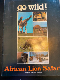 African Lion Safari & Ripley's Belief Vintage Guidebooks