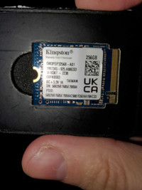 Kingston NVMe PCIE SSD Hard Drive M.2 Card - 256GB 
