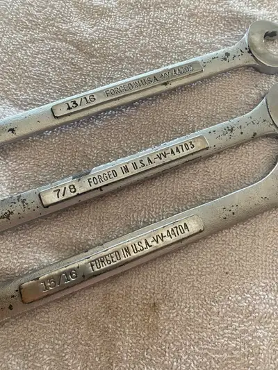 Vintage combination wrenches VV-44702  VV-44703, VV44704, View more