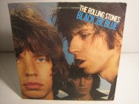 THE ROLLING STONES - BLACK AND BLUE  LP RECORD VINYL ALBUM