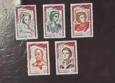 Vieux Timbres de France série 5 X Acteurs et actrices de Théâtre, View more