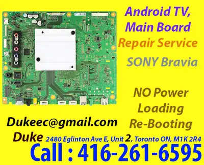 Sony, Android, TV, Bravia, XBR, KD, XR, Repair, MOTHER, BOARD, EXCHANGE, Service, 43, 49, 50, 55, 65...