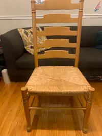 Wooden Ladder Back Chairs ($100 each)