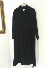 Ladies long  navy trench coat - new with tags - rare find