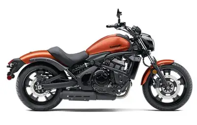 2016 Vulcan 650S only 7850KM. motorcycle is stock with candy orange, matte finish on black addition...