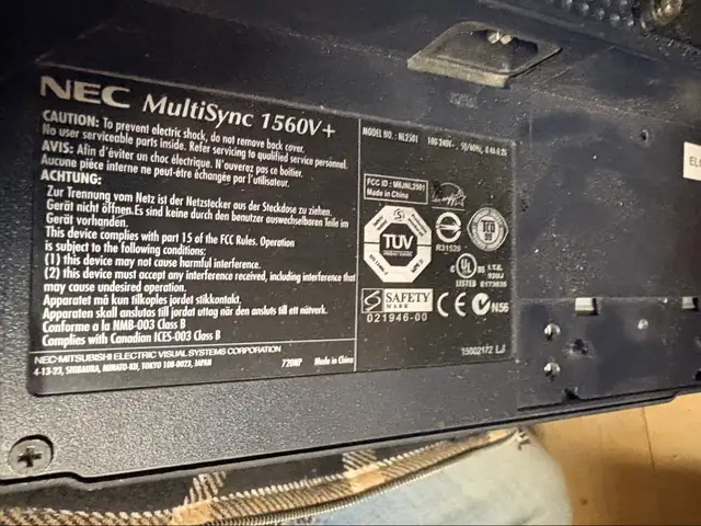 NEC MultiSync LCD1560V+ 15" Touchscreen w/ Pole Mount, $130 each in Monitors in Ottawa - Image 4