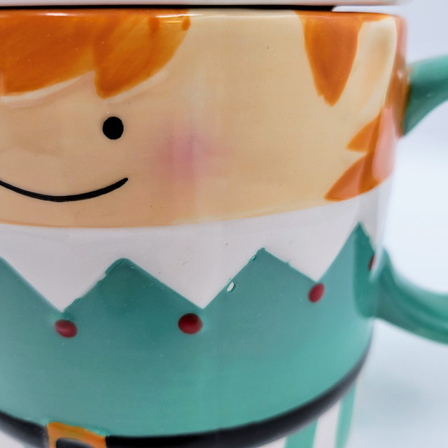 Christmas Elf Teapot Serving Tea Read in Kitchen & Dining Wares in Strathcona County - Image 2