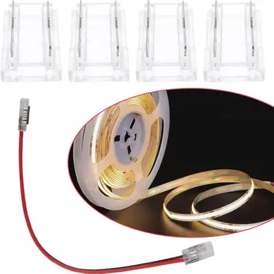 COB LED 2-Pin 20Pcs Connector for 10mm Light Strips – 9 in 1, No, View more