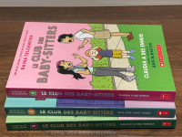 Kids Babysitter Club Graphic Novels books in French, New Conditi