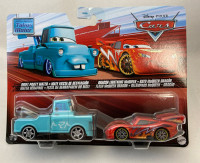 DISNEY PIXAR CARS Drift Party Mater and Dragon McQueen 1:55 new