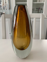 Finnish Blown Glass Vase, Gunnel Nyman