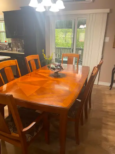 Table with chairs., View more