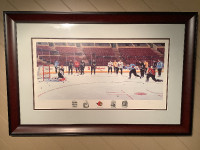 Ottawa Senators Framed Art - Showdown by Tony Harris
