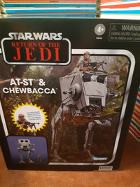 Star Wars AT-ST & Chewbacca Kenner Neuf CIB