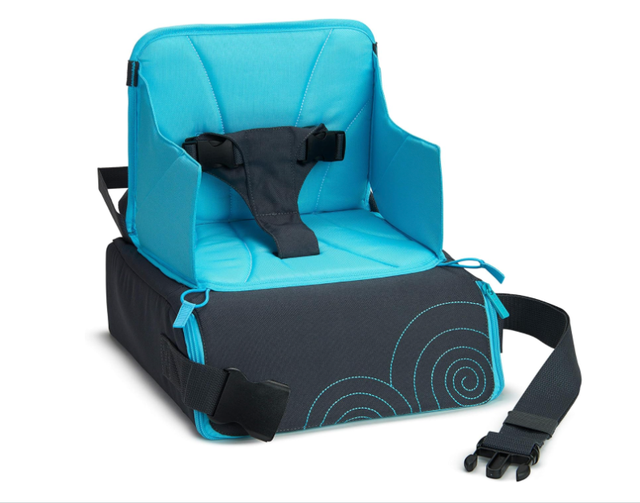 BRICA travel booster Seat -  Blue in Strollers, Carriers & Car Seats in Edmonton - Image 2
