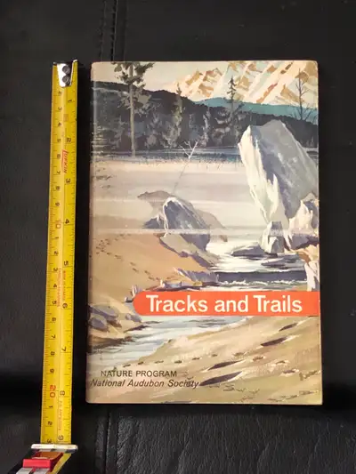  Tracks and trails, vintage national Audubon society book, View more