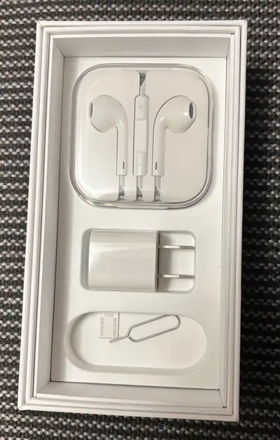 iPhone 6S Bundle: Box, EarPods & Adapter , View more