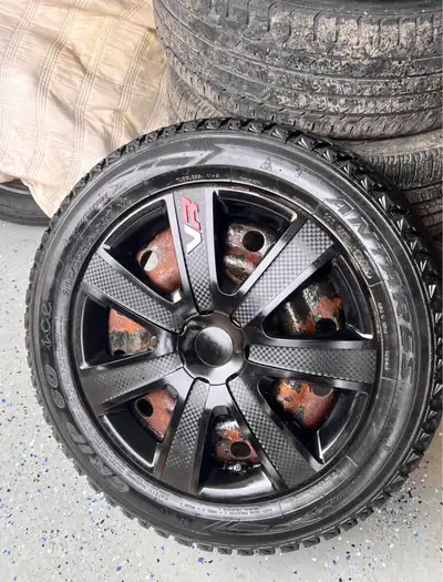 Winter Tires on Steel Rims – 205/55R16 – $300 OBO Set of 4 Kumho Antares winter tires mounted on ste...