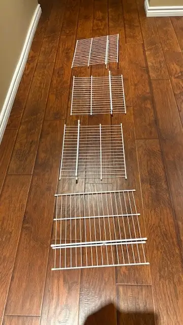 White Fixed Mount Steel Closet Organization Wire Shelf in Storage & Organization in Oakville / Halton Region - Image 4