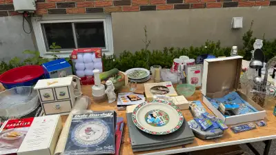 i’m trying to get rid of stuff low prices mini garage sale , View more