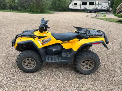 2007 Can-Am Outlander 400 High Output (H.O.) Two seater max chassis (long wheelbase) Front winch Sel...