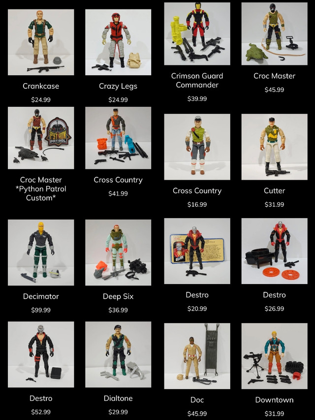 Gi joe figures  in Toys & Games in Abbotsford - Image 3