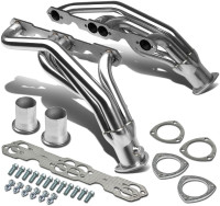 Chevy Sbc V8 Headers Stainless steel, Thick flange. 16Ga pipes,