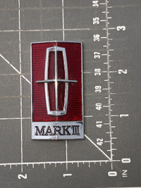 Vintage 1970 Lincoln Continental Mark III Emblem Badge