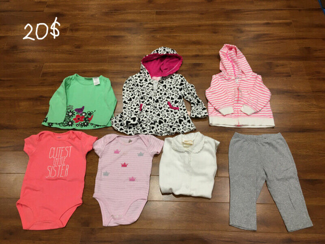 Vetements pour fille-Toddler Girl Clothes Size 12M dans Vêtements - 12 à 18 mois  à Laval/Rive Nord