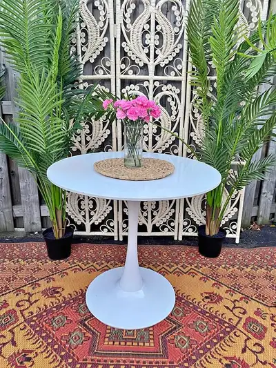 Ideal Table for Small Dining Rooms | White Tulip Table, View more