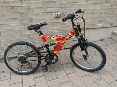 20" Raleigh XRP Dual Suspension 5 Speed Kids Mountain Bike, View more