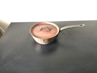 Tapered Sauciere Pan 21cm handcrafted FALK CULINAIR Copper cookw