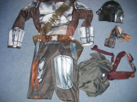 Star Wars Mandalorin Halloween Costume - ages 8-12 kids $25