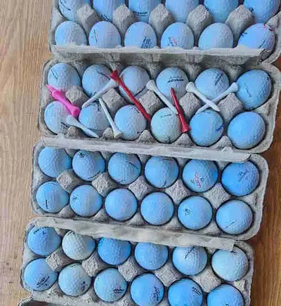 4 dozen Dunlop/loco golf balls, View more